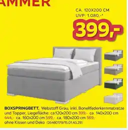 Möbelix Boxspringbett Angebot