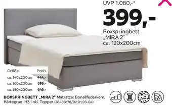 Mömax Boxspringbett MIRA 2 Angebot