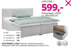 Mömax Polsterbett LESIA Angebot
