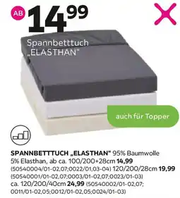 Mömax Spannbetttuch ELASTHAN Angebot