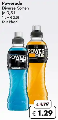 Travel FREE Powerade Angebot