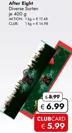 Travel FREE After Eight Angebot