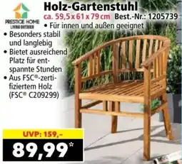 Norma Holz-Gartenstuhl Angebot