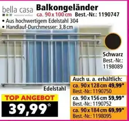 Norma bella casa Balkongeländer Angebot
