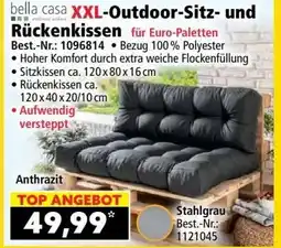 Norma bella casa XXL-Outdoor-Sitz- und Rückenkissen Angebot