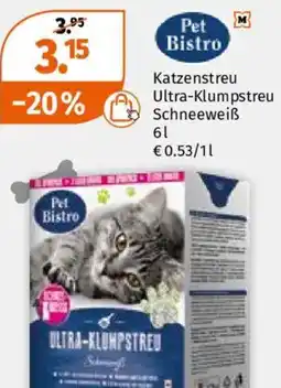 Müller Katzenstreu Ultra-Klumpstreu Schneeweiß Angebot