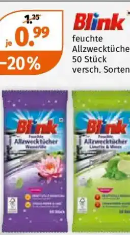 Müller Blink feuchte Allzwecktücher Angebot