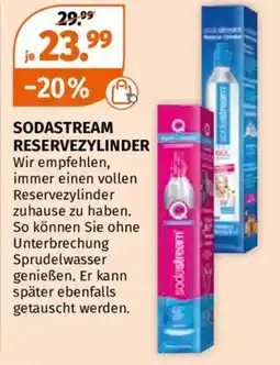 Müller Sodastream reservezylinder Angebot