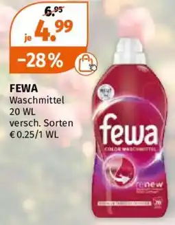 Müller FEWA Waschmittel Angebot