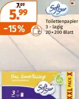 Müller Toilettenpapier 3-lagig Angebot