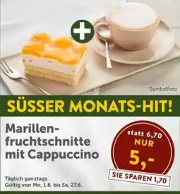 Interspar Marillen- fruchtschnitte mit Cappuccino Angebot