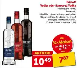 Interspar Eristoff vodka oder flavoured vodka Angebot