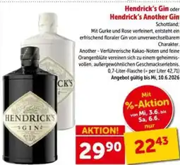 Interspar Hendrick's gin oder hendrick's another gin Angebot
