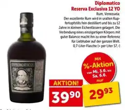 Interspar Diplomatico Reserva Exclusiva 12 YO Rum Angebot