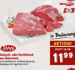 Interspar Gulasch- oder Kochfleisch aus Österreich Angebot
