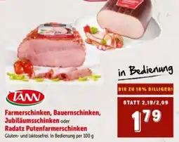 Interspar Farmerschinken, bauernschinken, jubiläumsschinken oder radatz putenfarmerschinken Angebot
