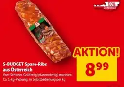 Interspar S-BUDGET Spare-Ribs aus Österreich Angebot