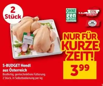 Interspar S-BUDGET Hendl aus Österreich Angebot