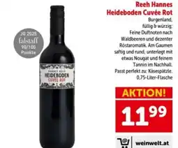 Interspar Reeh Hannes Heideboden Cuvée Rot Angebot
