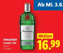 Lidl Tangueray london gin Angebot