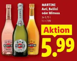 Lidl Martini asti, bellini oder mimosa Angebot