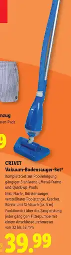 Lidl Crivit vakuum-bodensauger-set Angebot