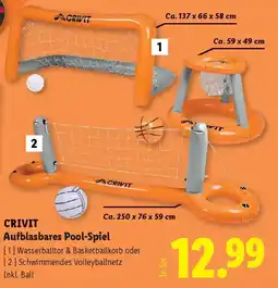 Lidl Crivit aufblasbares pool-spiel Angebot