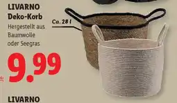 Lidl Livarno deko-korb Angebot