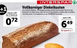 Interspar Vollkorniger Dinkelkasten Angebot