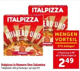 Interspar Italpizza la Numero Uno Salamino Angebot