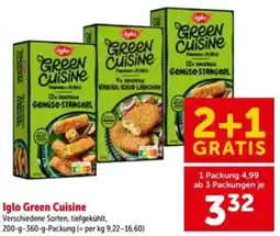 Interspar Iglo Green Cuisine Angebot