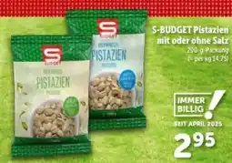 Interspar S-budget pistazien mit oder ohne salz Angebot