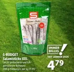 Interspar S-budget salamisticks xxl Angebot