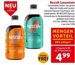 Interspar Nescafé concentrate Angebot