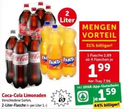 Interspar Coca-Cola Limonaden Angebot