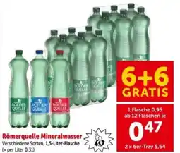 Interspar Römerquelle mineralwasser Angebot