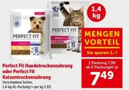Interspar Perfect fit hundetrockennahrung oder perfect fit katzentrockennahrung Angebot