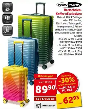 Interspar Hartschalen Koffer Exclusive Angebot