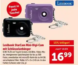 Interspar Lexibook StarCam Mini-Digi-Cam mit Schlüsselanhänger Angebot