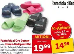 Interspar Pantofola d'Oro Damen- oder Herren-Badepantoffel Angebot