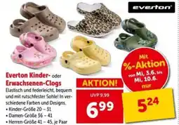 Interspar Everton Kinder- oder Erwachsenen-Clogs Angebot