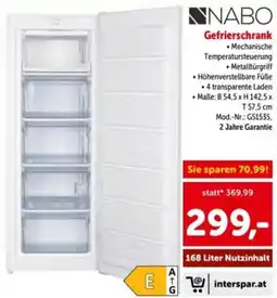 Interspar Gefrierschrank Angebot