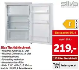 Interspar Silva Tischkühlschrank Angebot