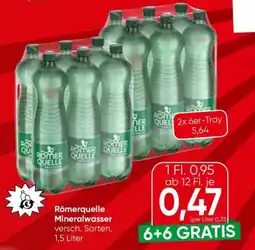 Eurospar Römerquelle mineralwasser Angebot