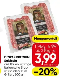 Eurospar Despar premium salsiccia Angebot
