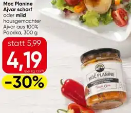 Eurospar Moc planine ajvar scharf oder mild Angebot
