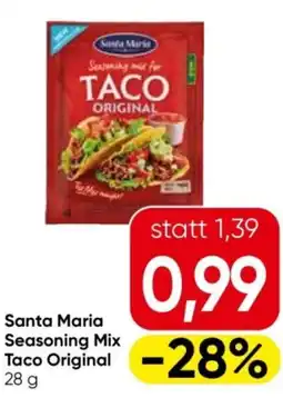 Eurospar Santa maria seasoning mix taco original Angebot