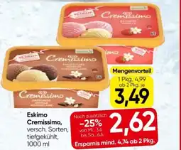 Eurospar Eskimo Cremissimo Angebot