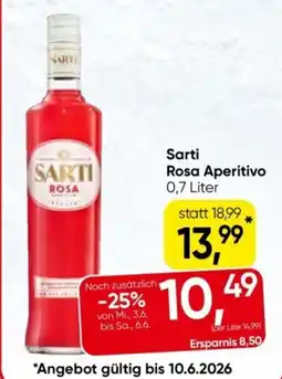Eurospar Sarti Rosa Aperitivo Angebot