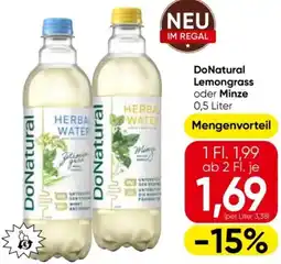 Eurospar DoNatural Lemongrass oder Minze Angebot